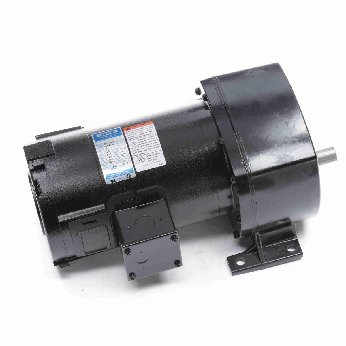 LEESON Parallel Shaft Gearmotor, 0.25 HP, 90 V, 12 RPM, 48Y Frame, TENV - 108701.00