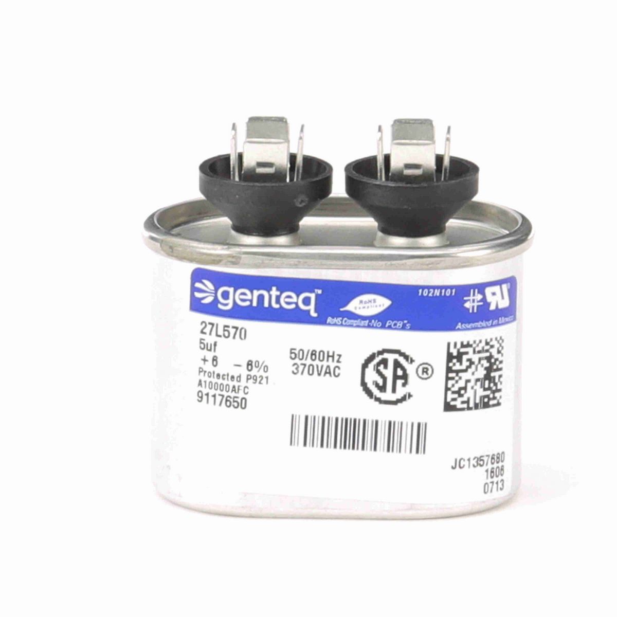 LEESON RUN CAP 5 MFD 370 VOLT - A373