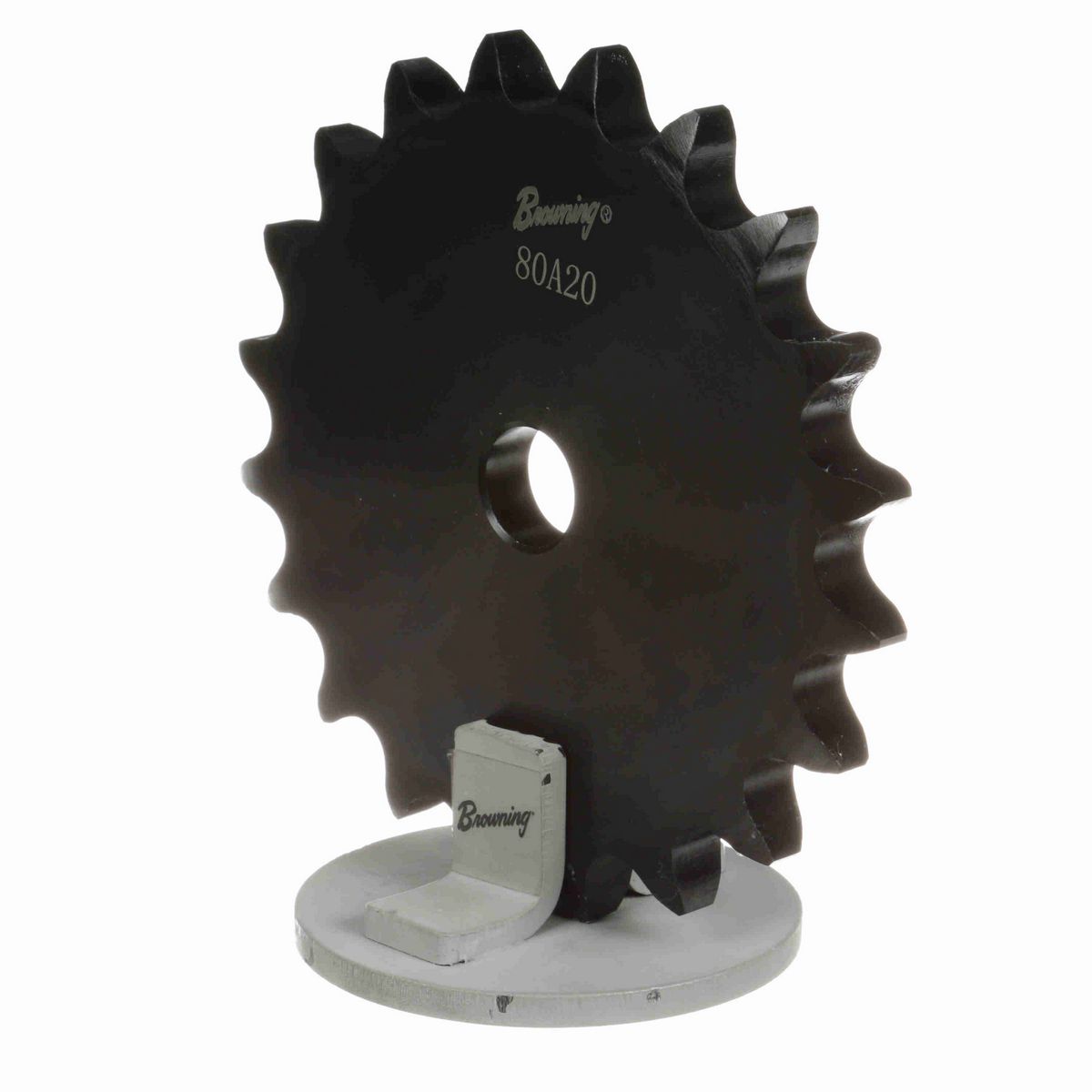 Browning Steel Minimum Plain Bore Roller Chain Sprocket - 80A20