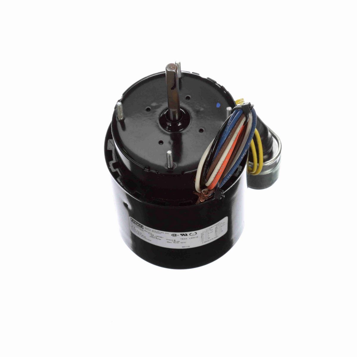 FASCO Fan and Blower Motor, 1/8 HP, 1 Ph, 60 Hz, 115 V, 3000 RPM, 1 Speed, 3.3" Diameter, TOTALLY ENCLOSED AIR - D219