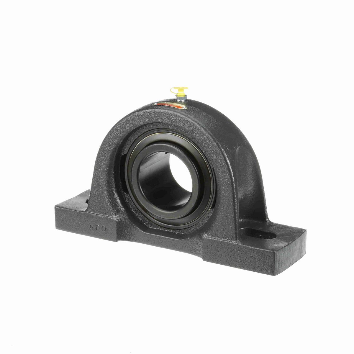 Sealmaster Mounted Cast Iron Two Bolt Pillow Block Ball Bearing - 52100 Bearing Steel, Black Oxided - Setscrew Lock - MP-48
