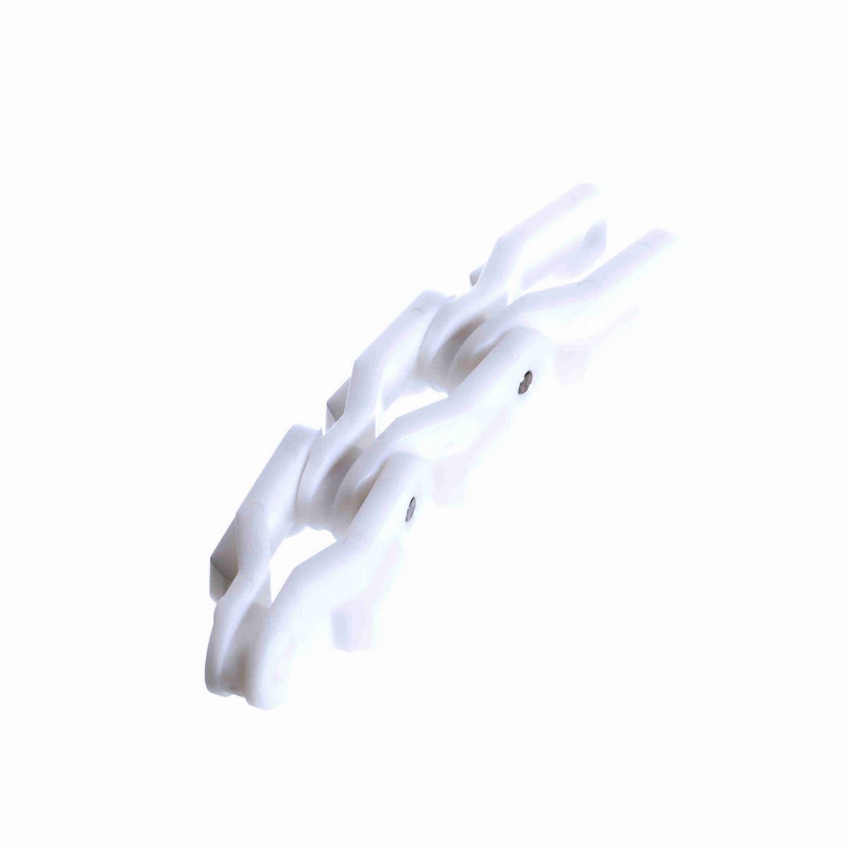 System Plast 1400TAB Side-flexing Solid Top, Material: White Low Friction, Width: 65.5mm, Pitch: 3.25in - LFW1400TAB