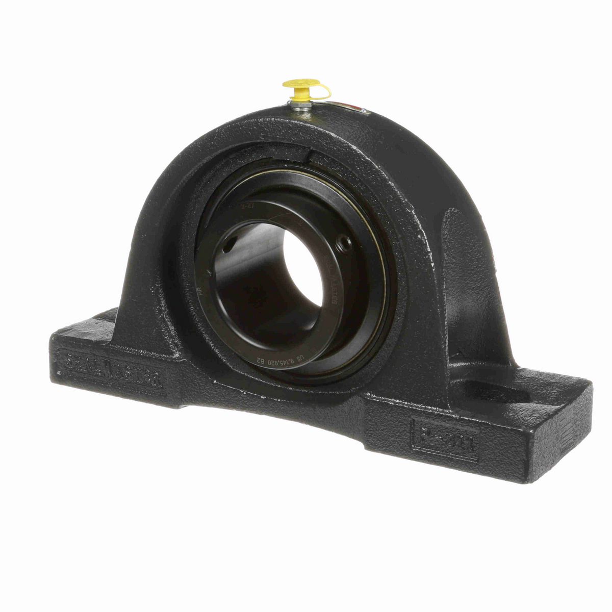 Sealmaster Mounted Cast Iron Two Bolt Pillow Block Ball Bearing - 52100 Bearing Steel, Black Oxided - Setscrew Lock - MP-42