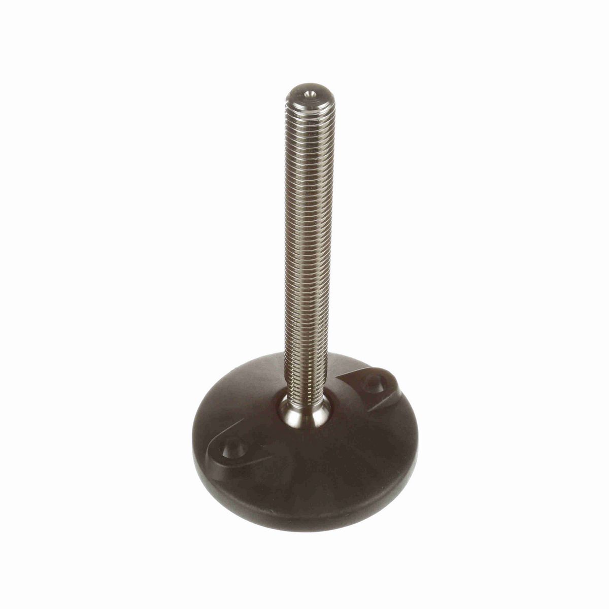 System Plast Fixed Plastic Leveler; Series: VG-511, Base Diameter: 4, Spindle Length: 6.09-in, Thread: 3/4-10 - VG-511-02-S34-L7T