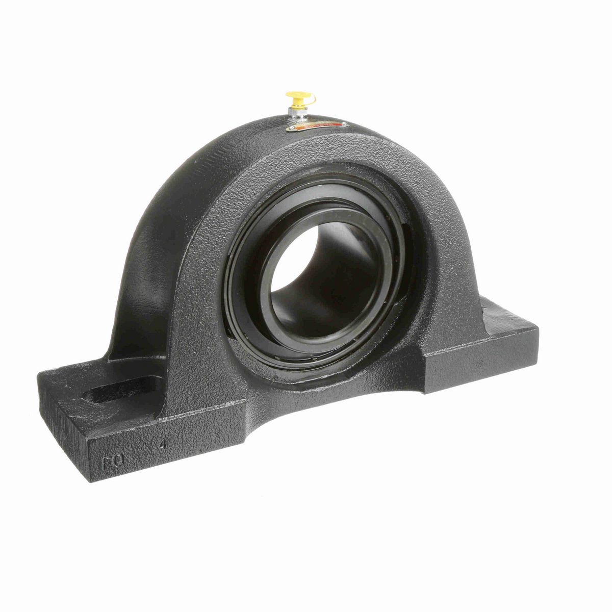 Sealmaster Mounted Cast Iron Two Bolt Pillow Block Ball Bearing - 52100 Bearing Steel, Black Oxided - Setscrew Lock - MP-55C