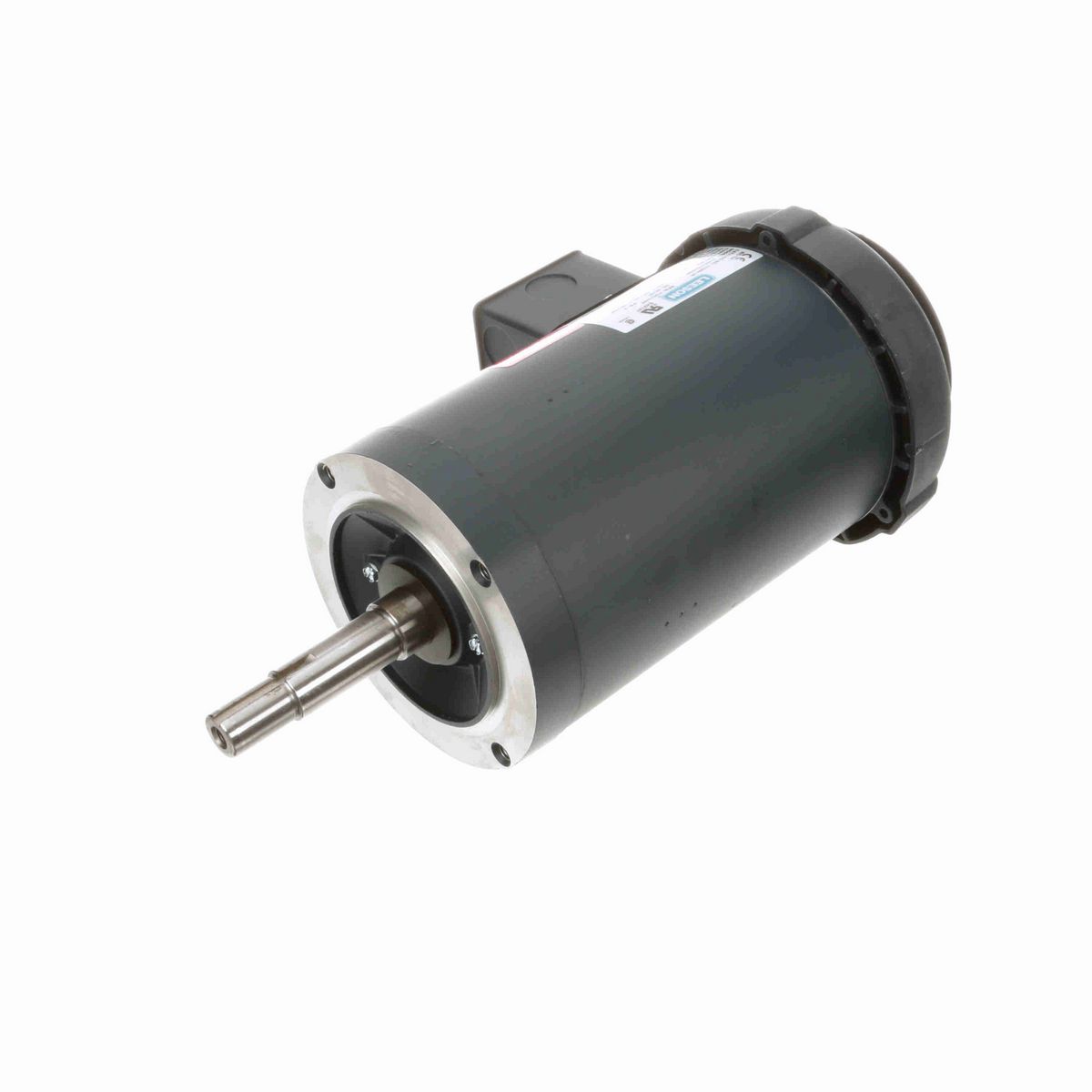 LEESON Close-Coupled Pump Motor, 1 & 0.75 HP, 3 Ph, 60 & 50 Hz, 230/460 & 190/380 V, 1800 & 1500 RPM, 143JMV Frame, TEFC - 122084.00
