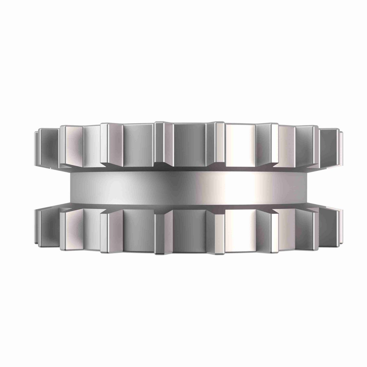 Rexnord 820 Series Solid One Piece Cast Iron Sprocket with 19 Teeth and a 1-1/4in Round Shaft-Ready Bore with Keyway & Setscrew - 401-154-7