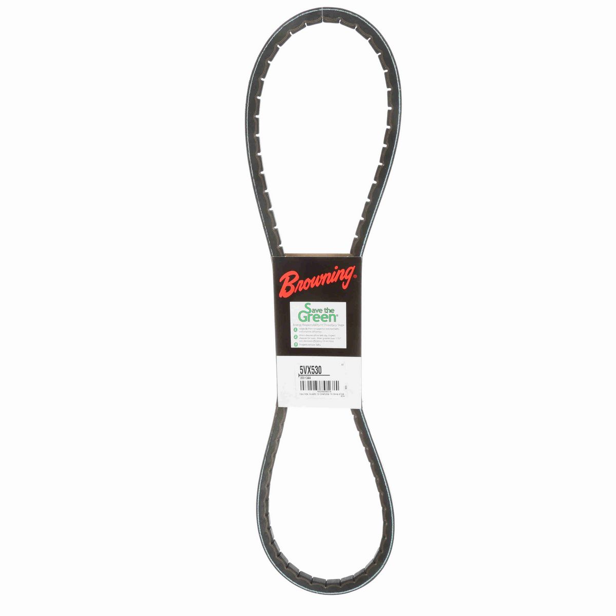 Browning EPDM Notched Belt 98% Efficient - 5VX530