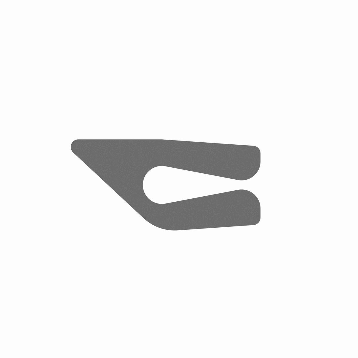 System Plast Neck Guide: 0.5"W X 0.24"H X 3000"L Dark Grey Nolu-SR - VG-NG50-SR-250