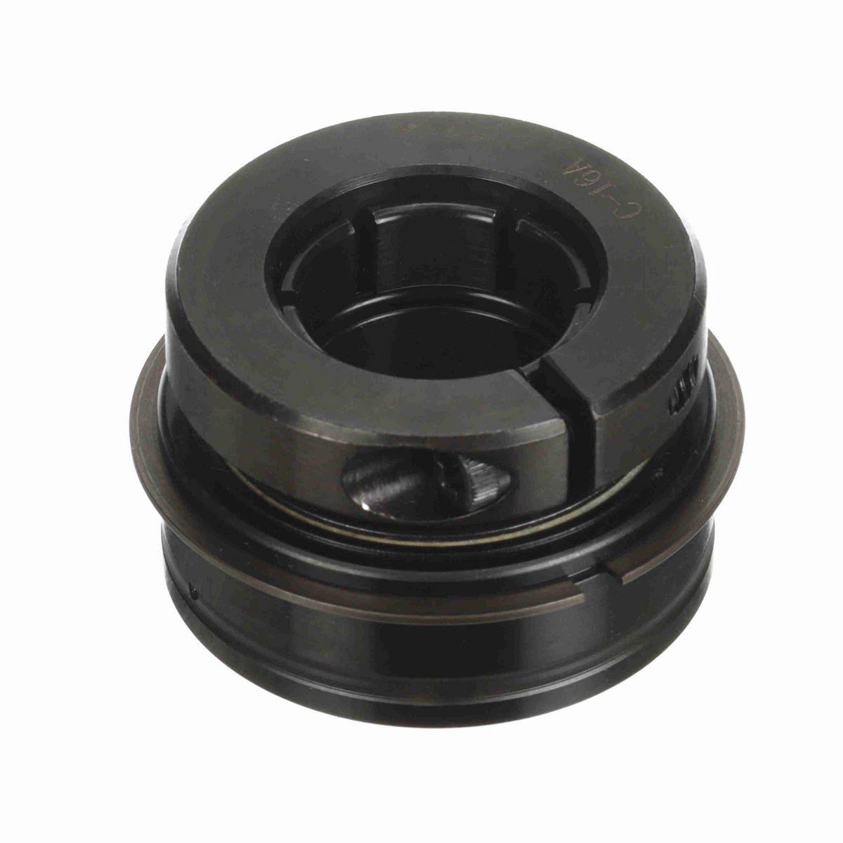 Sealmaster Mounted Insert Only Ball Bearing - 52100 Bearing Steel, Black Oxided - Concentric Lock - ER-205TM