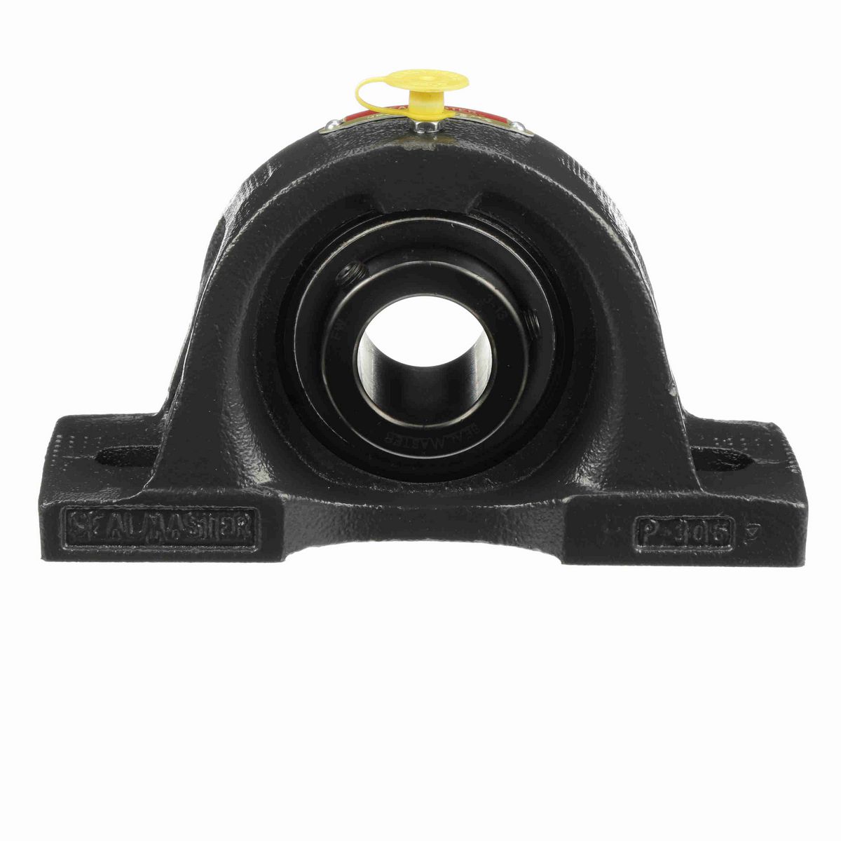 Sealmaster Mounted Cast Iron Two Bolt Pillow Block Ball Bearing - 52100 Bearing Steel, Black Oxided - Setscrew Lock - MP-19