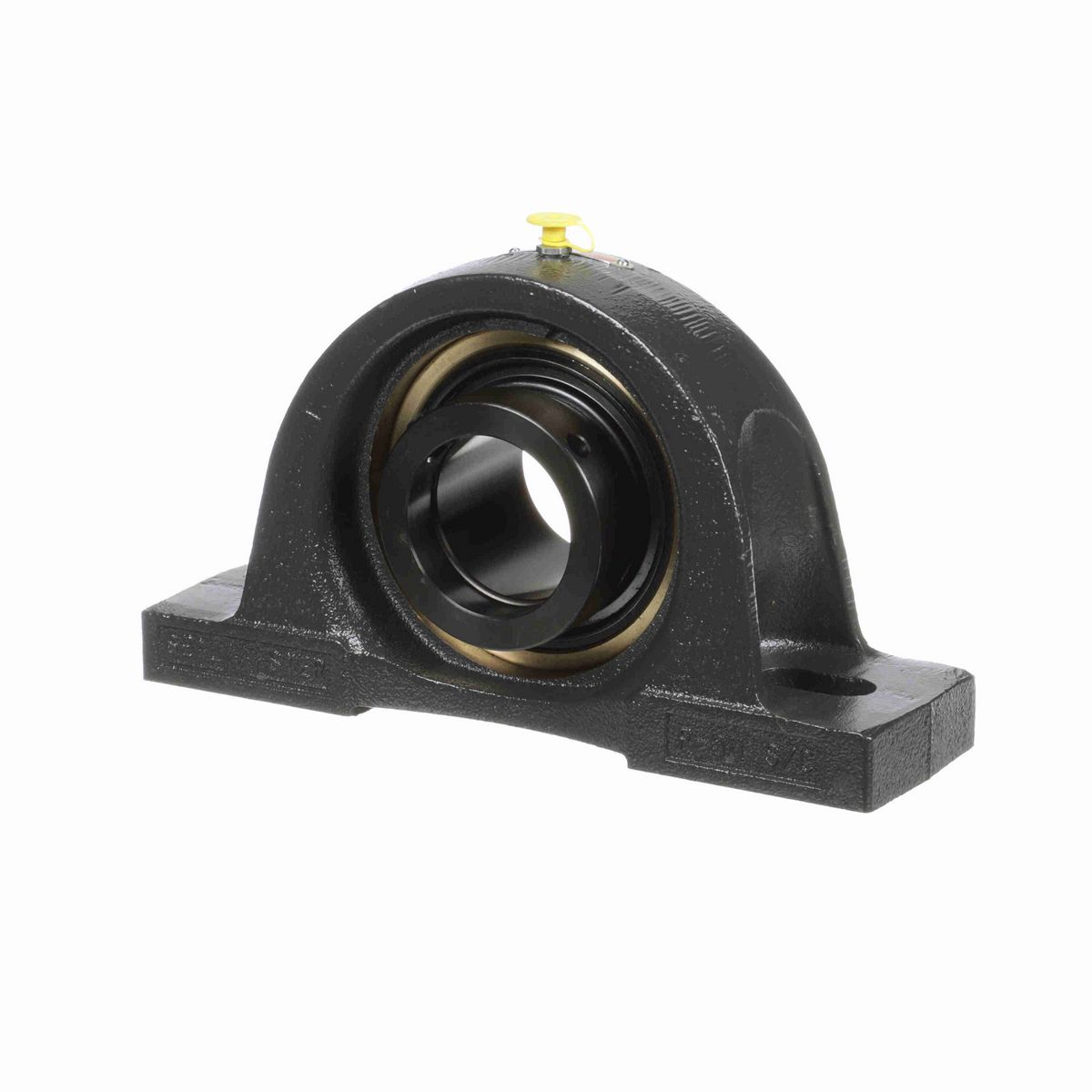 Sealmaster Mounted Cast Iron Two Bolt Pillow Block Ball Bearing - 52100 Bearing Steel, Black Oxided - Eccentric Lock - ETXP-39