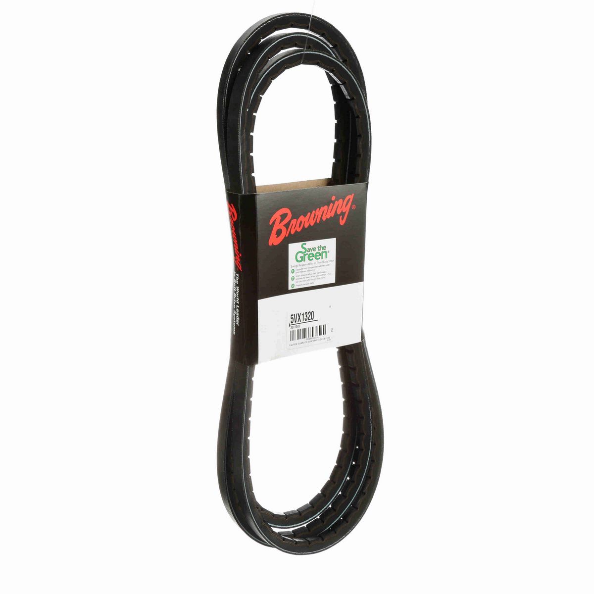 Browning EPDM Notched Belt 98% Efficient - 5VX1320