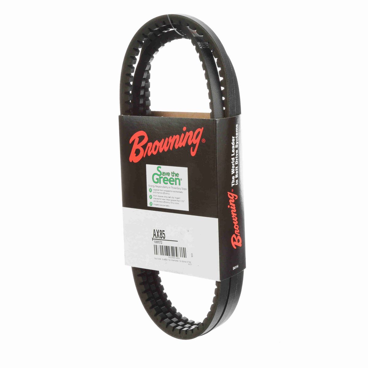 Browning EPDM Notched Belt 98% Efficient - AX85