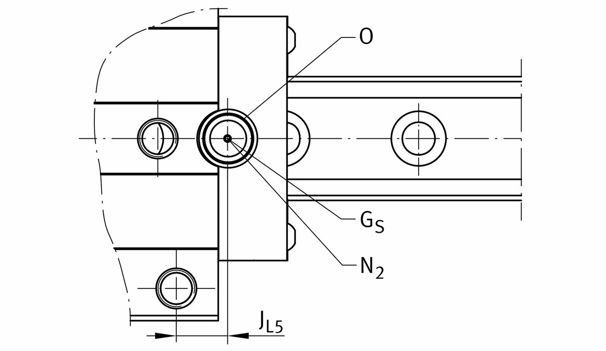 Направляющая качения с циркуляцией роликов INA RUE65-F