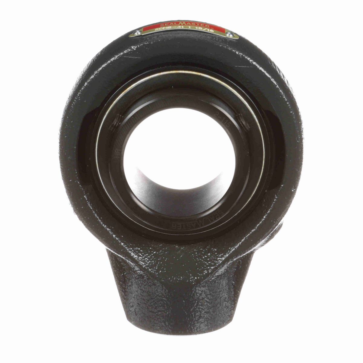 Sealmaster Mounted Cast Iron Hanger Unit Ball Bearing - 52100 Bearing Steel, Black Oxided - Setscrew Lock - SCHB-31