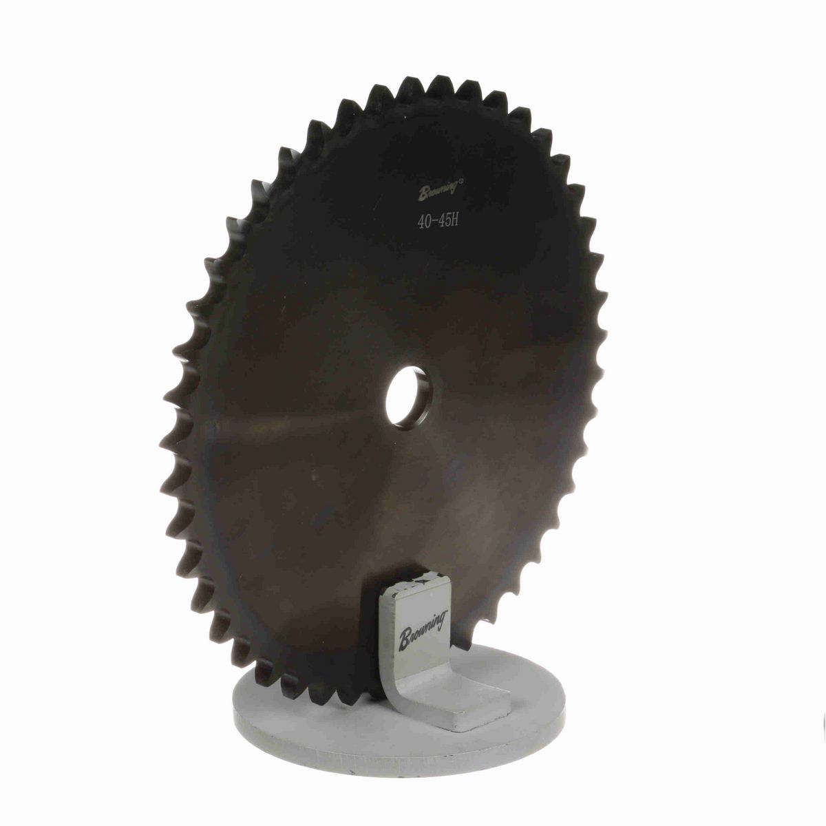 Browning Steel Minimum Plain Bore Roller Chain Sprocket - 40A45