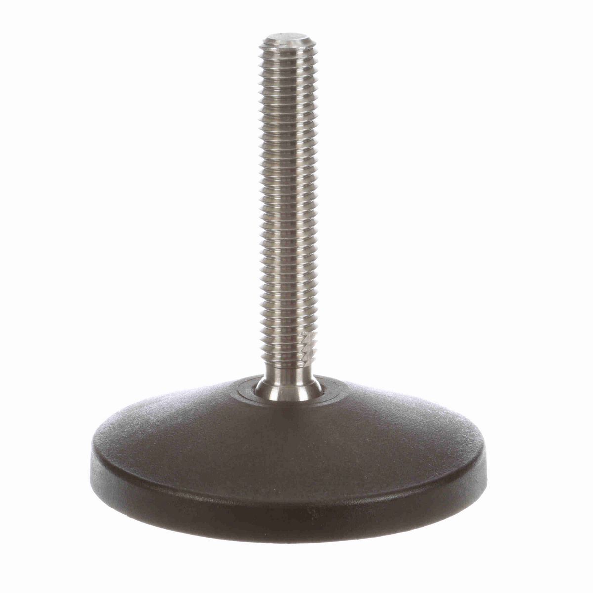 System Plast Articulating Plastic Leveler; Series: VG-511, Base Diameter: 4, Spindle Length: 2.92-in, Thread: 5/8-11 - VG-511-01-S58-L3