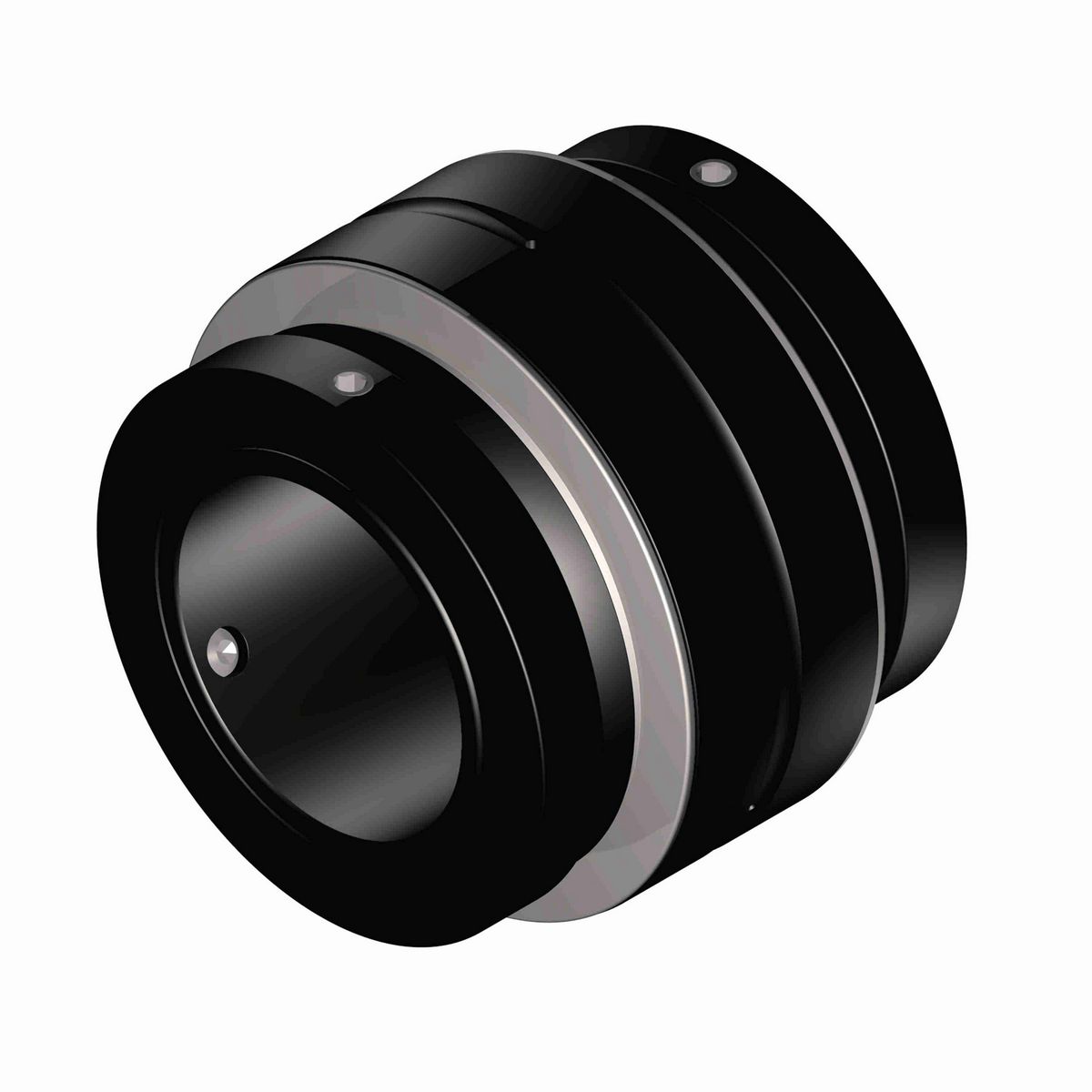 Sealmaster Mounted Insert Only Spherical Roller - 52100 Bearing Steel, Black Oxided - Collar Mount Lock - USI5000-207