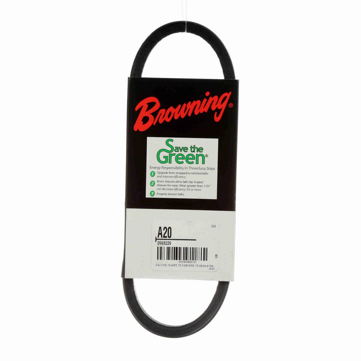 Browning Neoprene Wrapped Belt 95% Efficient - A20