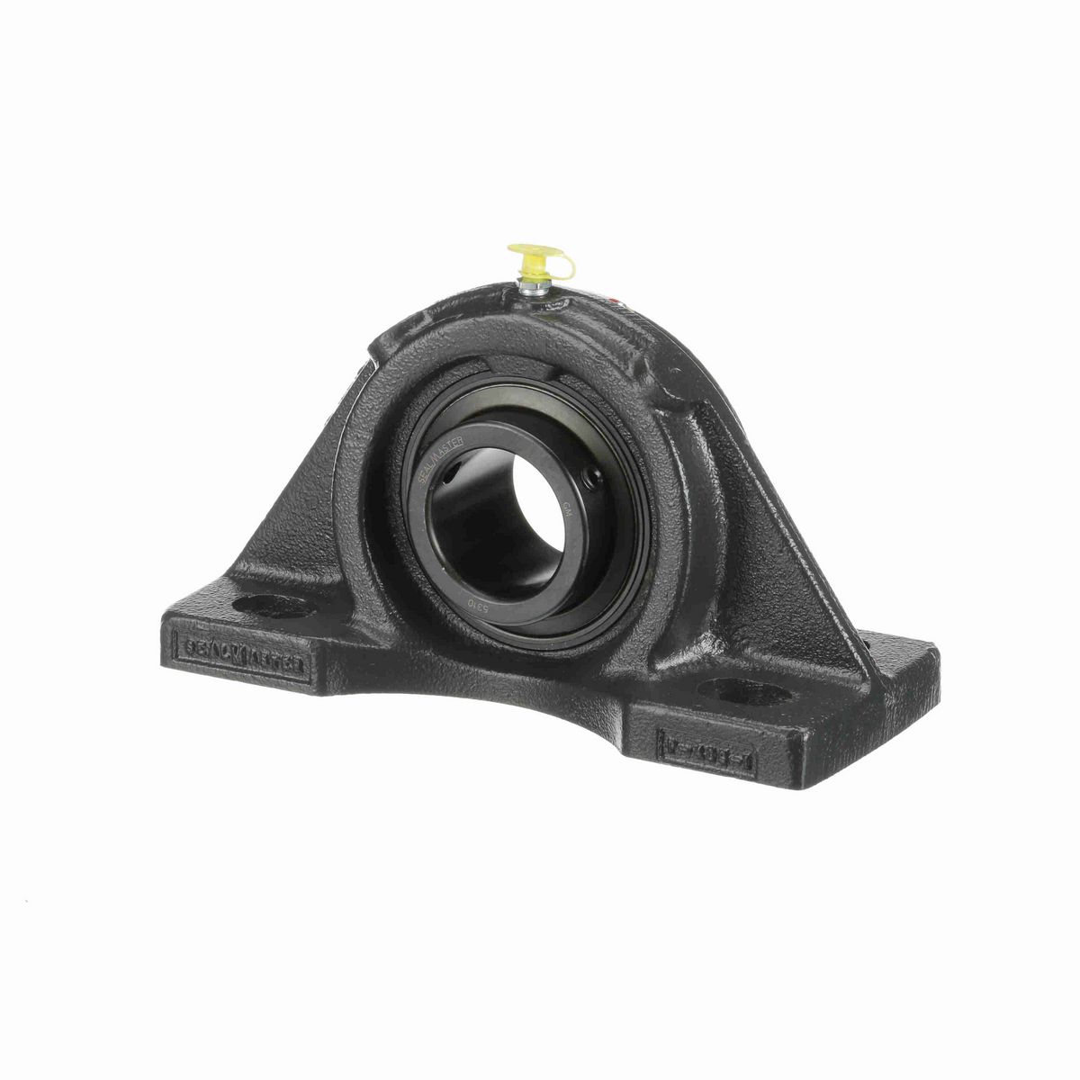 Sealmaster Mounted Cast Iron Four Bolt Pillow Block Ball Bearing - 52100 Bearing Steel, Black Oxided - Setscrew Lock - MFP-310