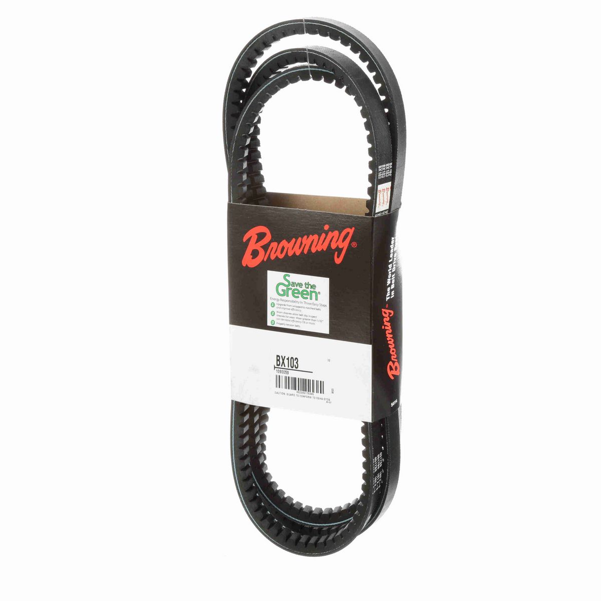 Browning EPDM Notched Belt 98% Efficient - BX103