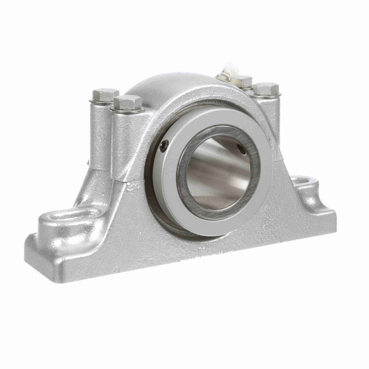 Sealmaster Mounted Flouropolymer Coated Cast Iron Two Bolt Pillow Block Tapered Roller - 52100 Bearing Steel - Double Collar Mount Lock - Corrosion Resistant - RPB 204-C2 CR