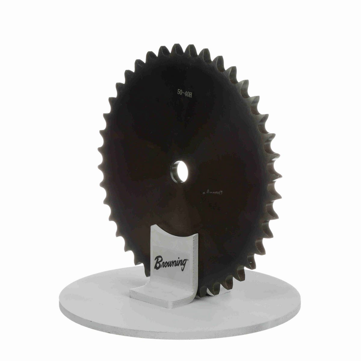 Browning Steel Minimum Plain Bore Roller Chain Sprocket - 50A40