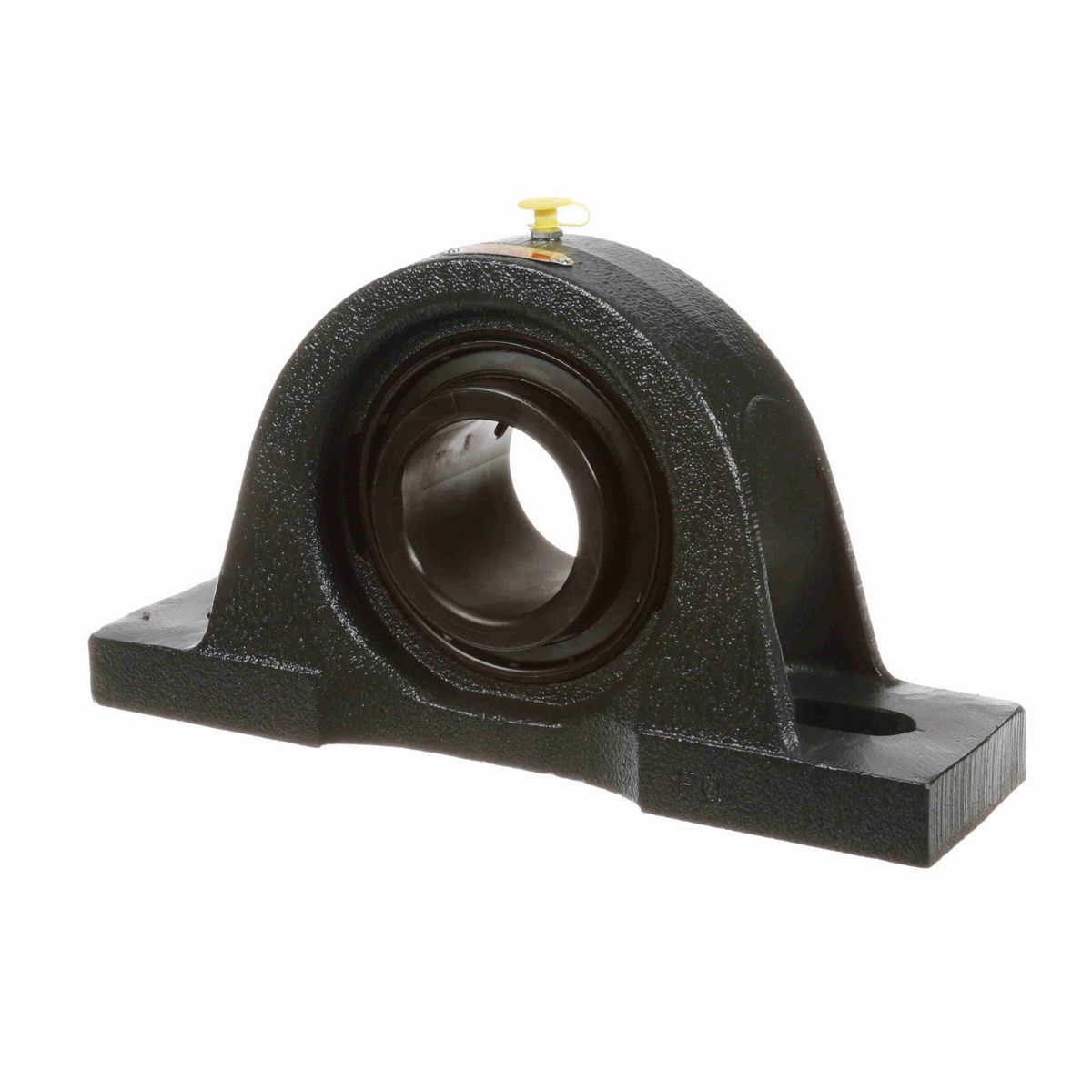 Sealmaster Mounted Cast Iron Two Bolt Pillow Block Ball Bearing - 52100 Bearing Steel, Black Oxided - Setscrew Lock - MP-43C