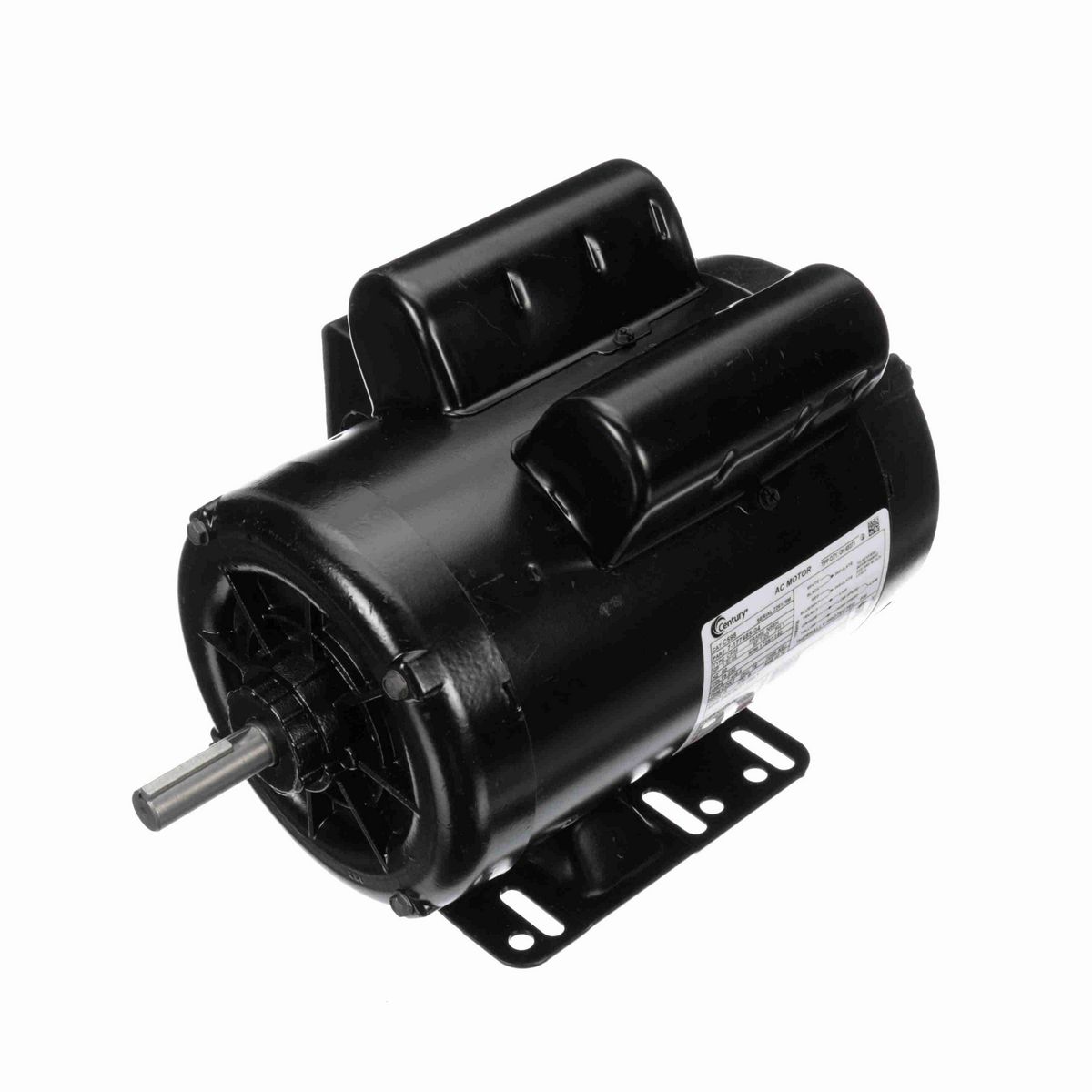 Century General Purpose Farm Duty Motor, 1.5/.44 HP, 1 Ph, 60 Hz, 230 V, 1800 RPM, N56H Frame, TEAO - C598
