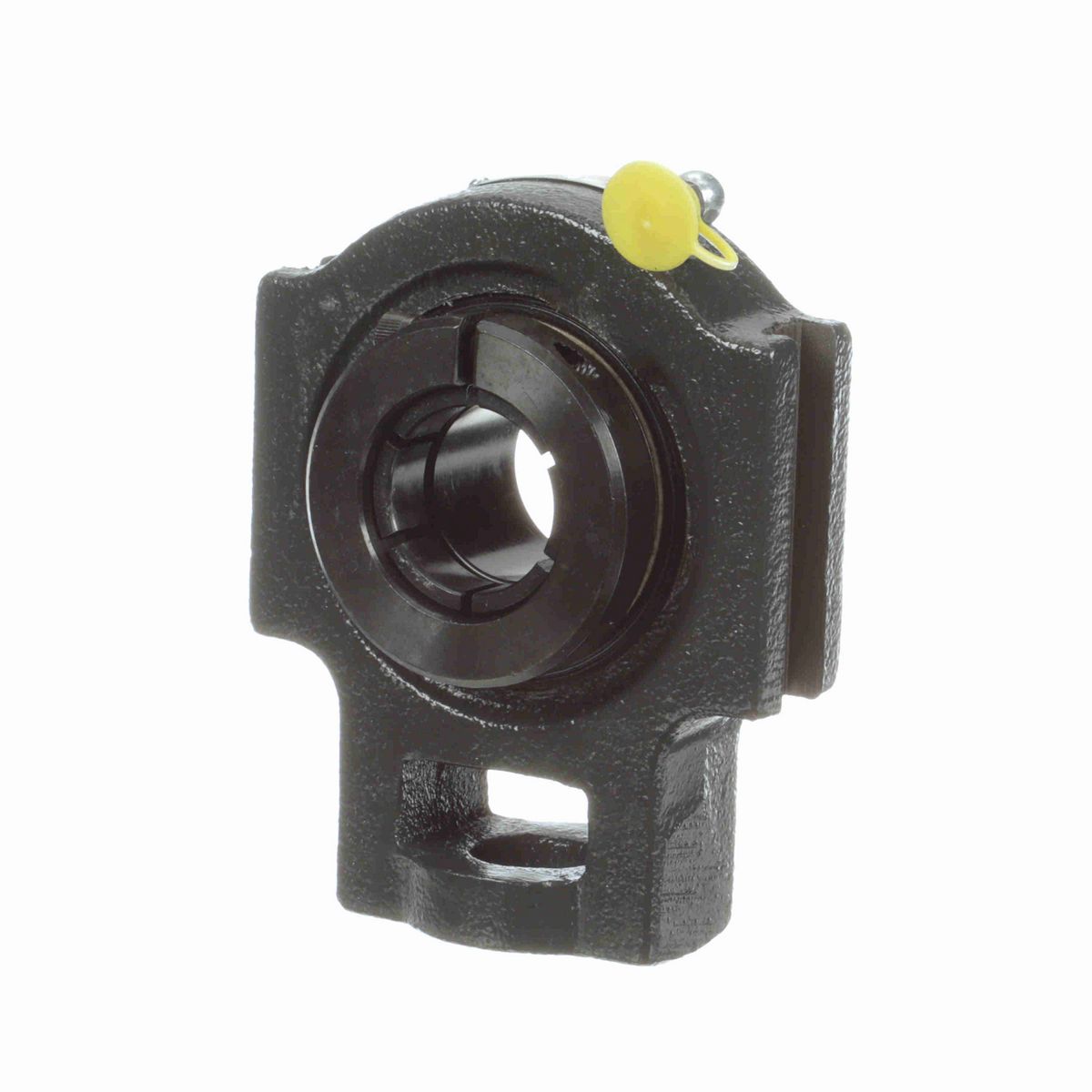 Sealmaster Mounted Cast Iron Wide Slot Take Up Ball Bearing - 52100 Bearing Steel, Black Oxided - Concentric Lock - MST-20T