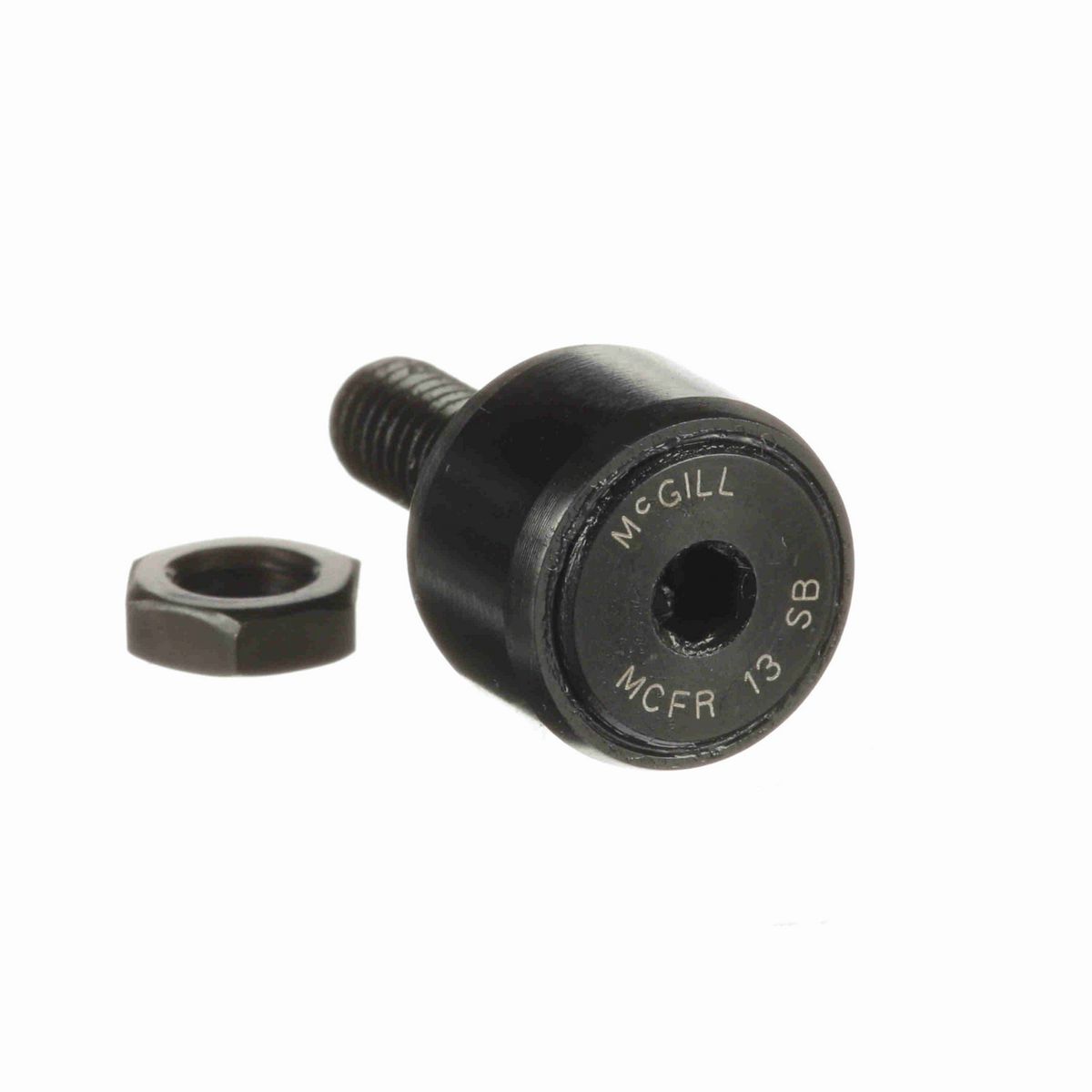 Опорный ролик с цапфой McGill CAMROL MCFR 13 SB, бочкообразный, с уплотнением, с шестигранным отверстием, метрический