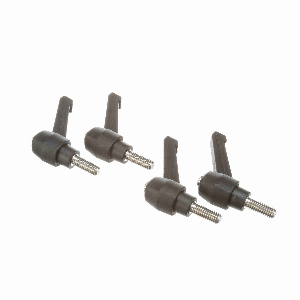 System Plast Ratchet Handle (Male); Thread: 5/16-18, Handle Length: 2.16-in Stud Length: 0.79-in, Color: Black - RH-20-BK-MS51618-20