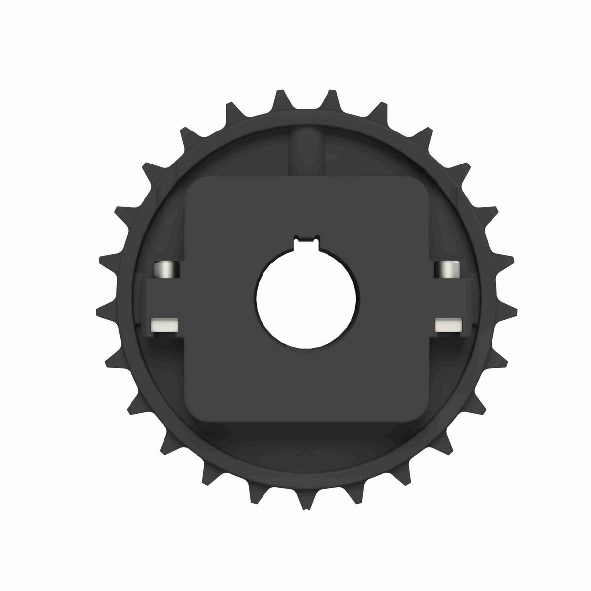 Rexnord 8500 Series Split Molded Nylon Sprocket and a 25 Teeth with 1-1/4in Round Shaft-Ready Bore with Keyway & Setscrew - 614-190-3