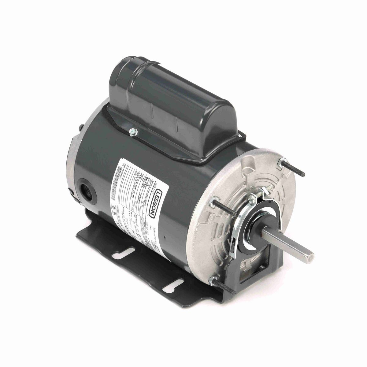 LEESON General Purpose Farm Duty Motor, 0.50 HP, 1 Ph, 60 Hz, 115/230 V, 1800 RPM, 48Z Frame, TEAO - X026
