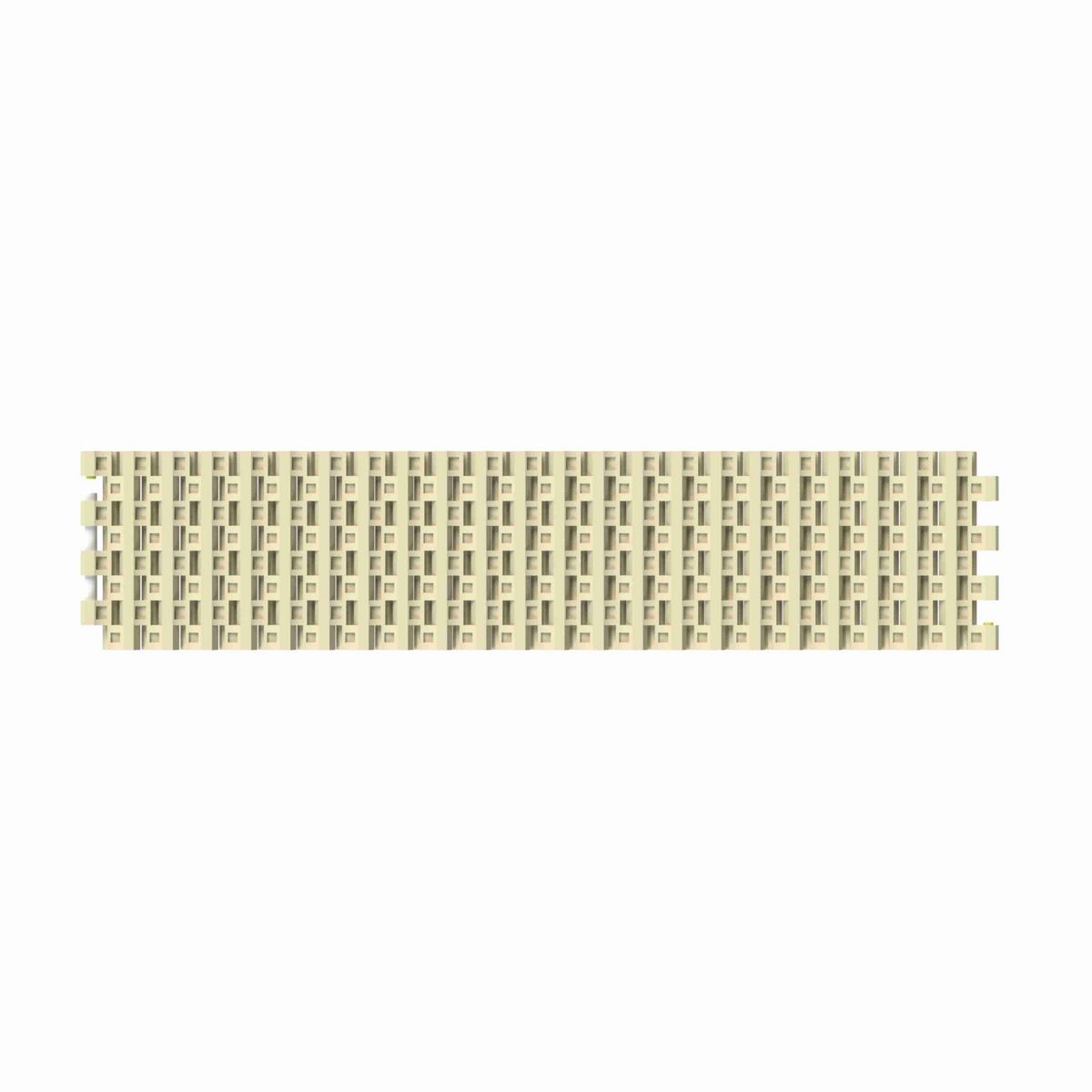 Rexnord 1505 RubberTop® Straight Running RubberTop®, Material: Beige High Temperature, Width: 3in, Pitch: 15mm - HTF1505-3