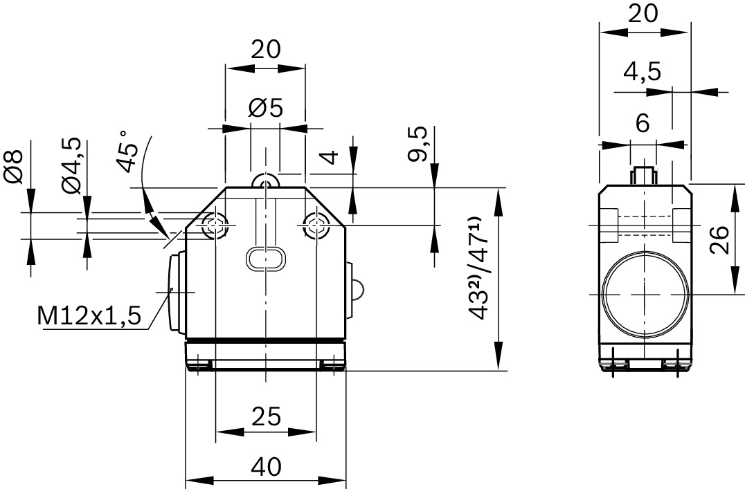 Механический выключатель Bosch Rexroth 20 BG [R023620301]