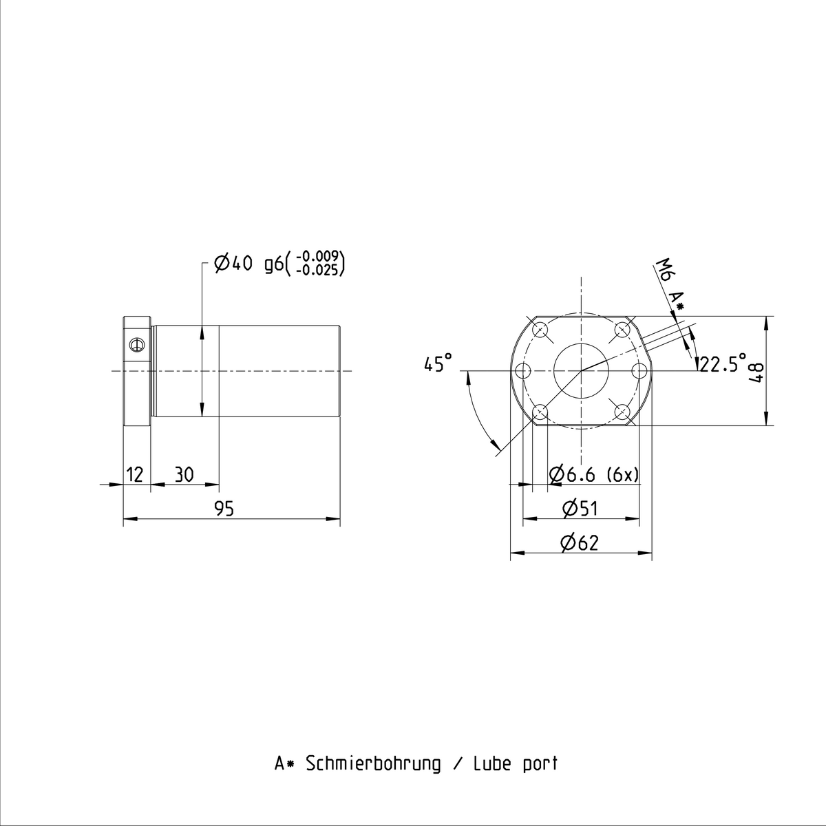 Одинарная гайка с фланцем Bosch Rexroth FEM-E-B 25X25RX3,5-3 [R150228063]