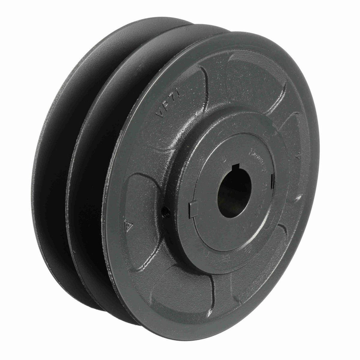 Browning 2 Groove Cast Iron Finish Bore FHP Variable Pitch Sheave - 2VP71X 1 1/8