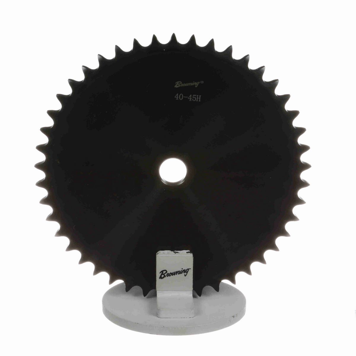 Browning Steel Minimum Plain Bore Roller Chain Sprocket - 40A45