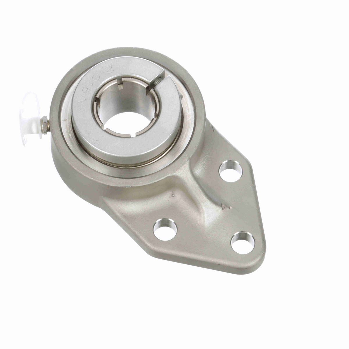 Sealmaster Mounted Stainless Steel Three Bolt Flange Bracket Ball Bearing - 52100 Bearing Steel, Phosphorus Nickel Coated - Concentric Lock - Corrosion Resistant - CRFBS-PN16T