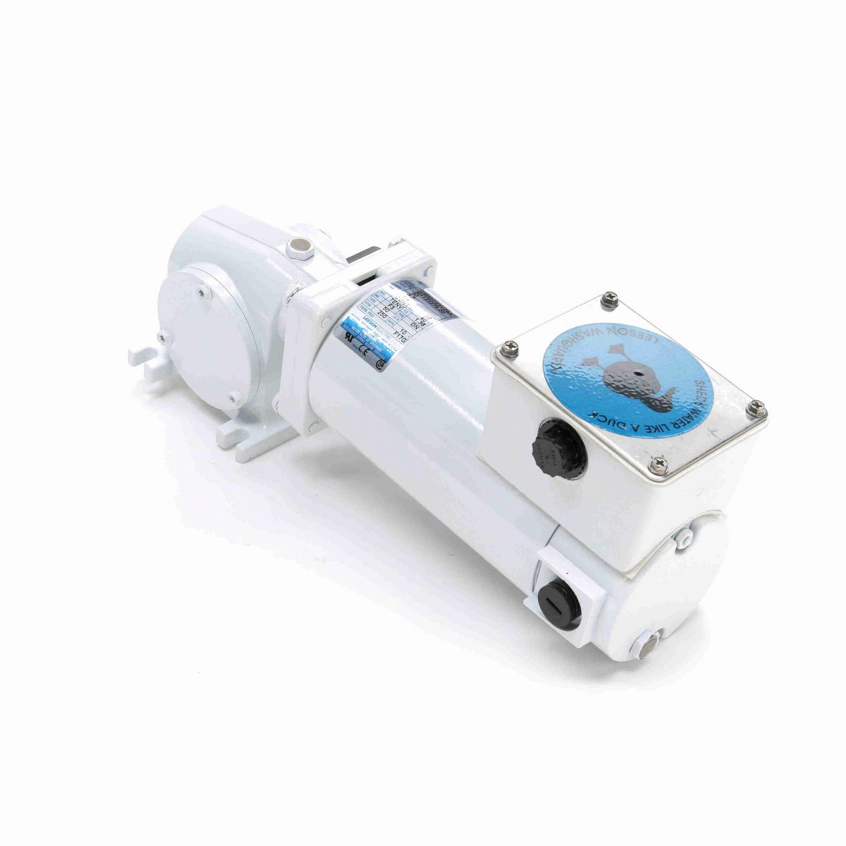 LEESON White Duck™ Right Angle Gearmotor, 0.25 HP, 90 V, 250 RPM, 32 Frame - M1125279.00