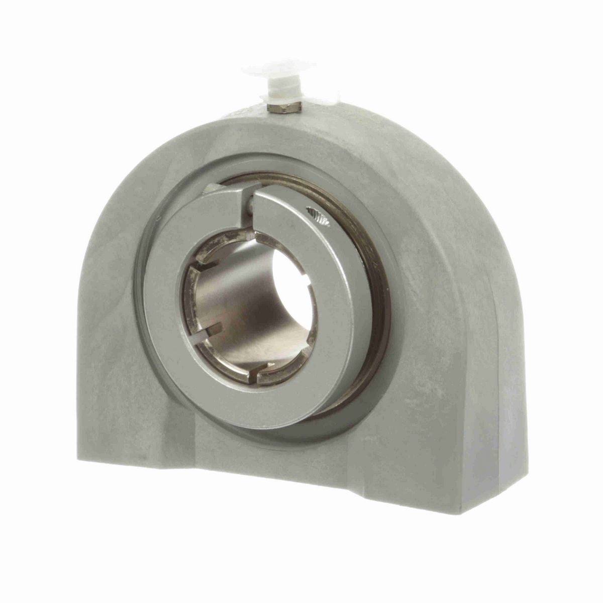 Sealmaster Mounted Composite Tapped Base Pillow Block Ball Bearing - 52100 Bearing Steel, Phosphorus Nickel Coated - Concentric Lock - Corrosion Resistant - CRTBC-PN206T