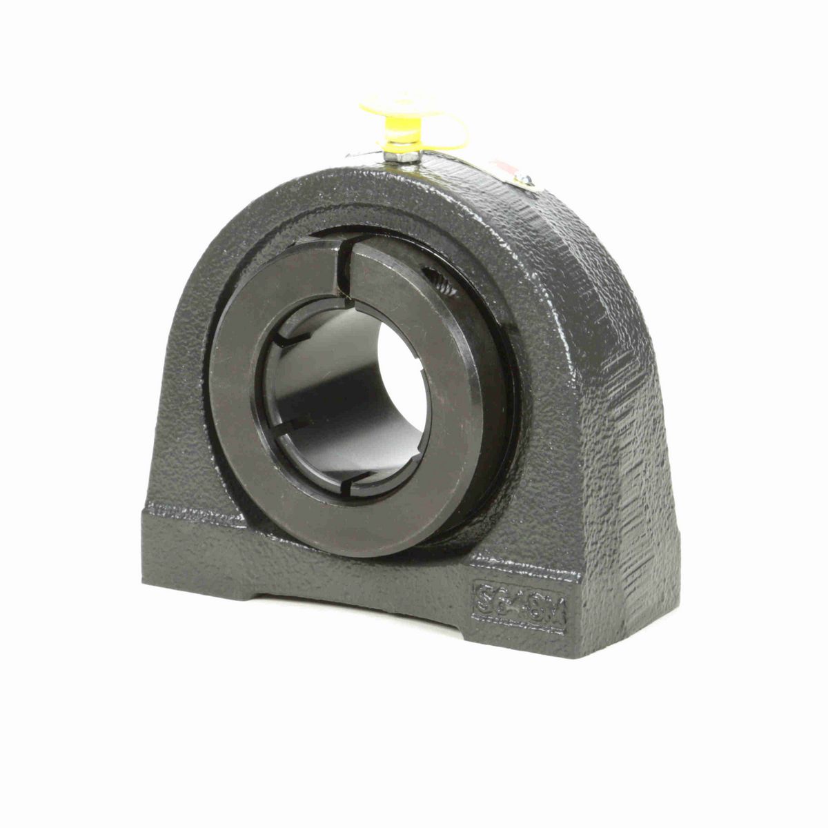 Sealmaster Mounted Cast Iron Tapped Base Pillow Block Ball Bearing - 52100 Bearing Steel, Black Oxided - Concentric Lock - TB-23TC
