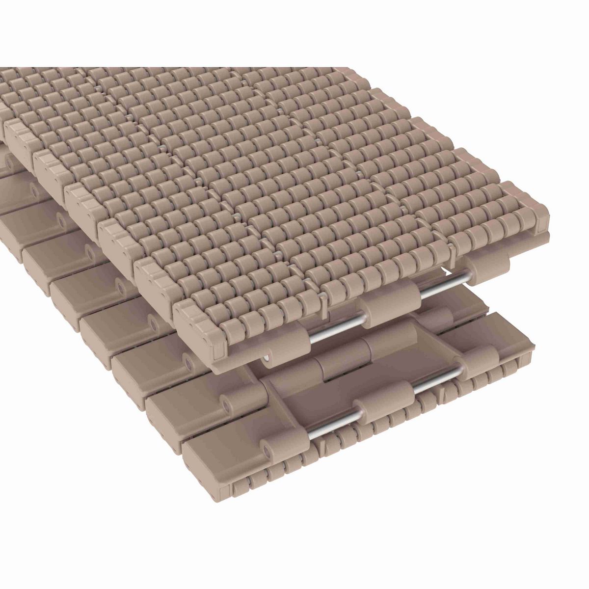 Rexnord 821LBP Straight Running Low Backline Pressure, Material: Tan Low Friction, Width: 7.5in, Pitch: 1.5in - LBP821K7-1/2