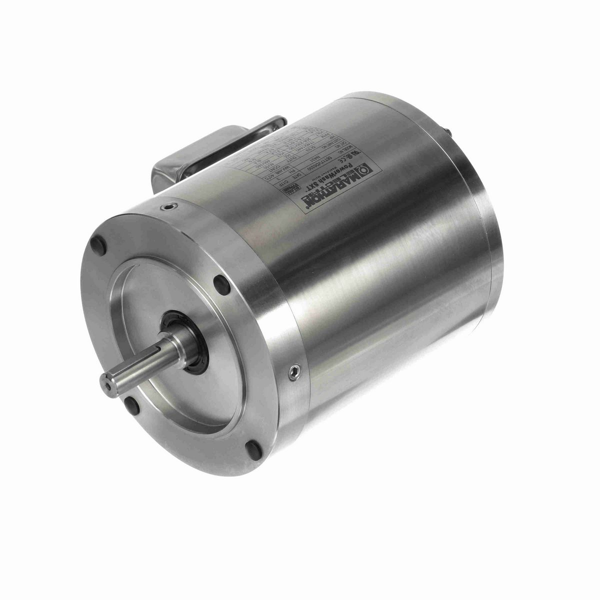 LEESON General Purpose Motor, 0.50 & 0.33 HP, 3 Ph, 60 & 50 Hz, 208-230/460 & 190/380 V, 1800 & 1500 RPM, 56C Frame, TENV - N431