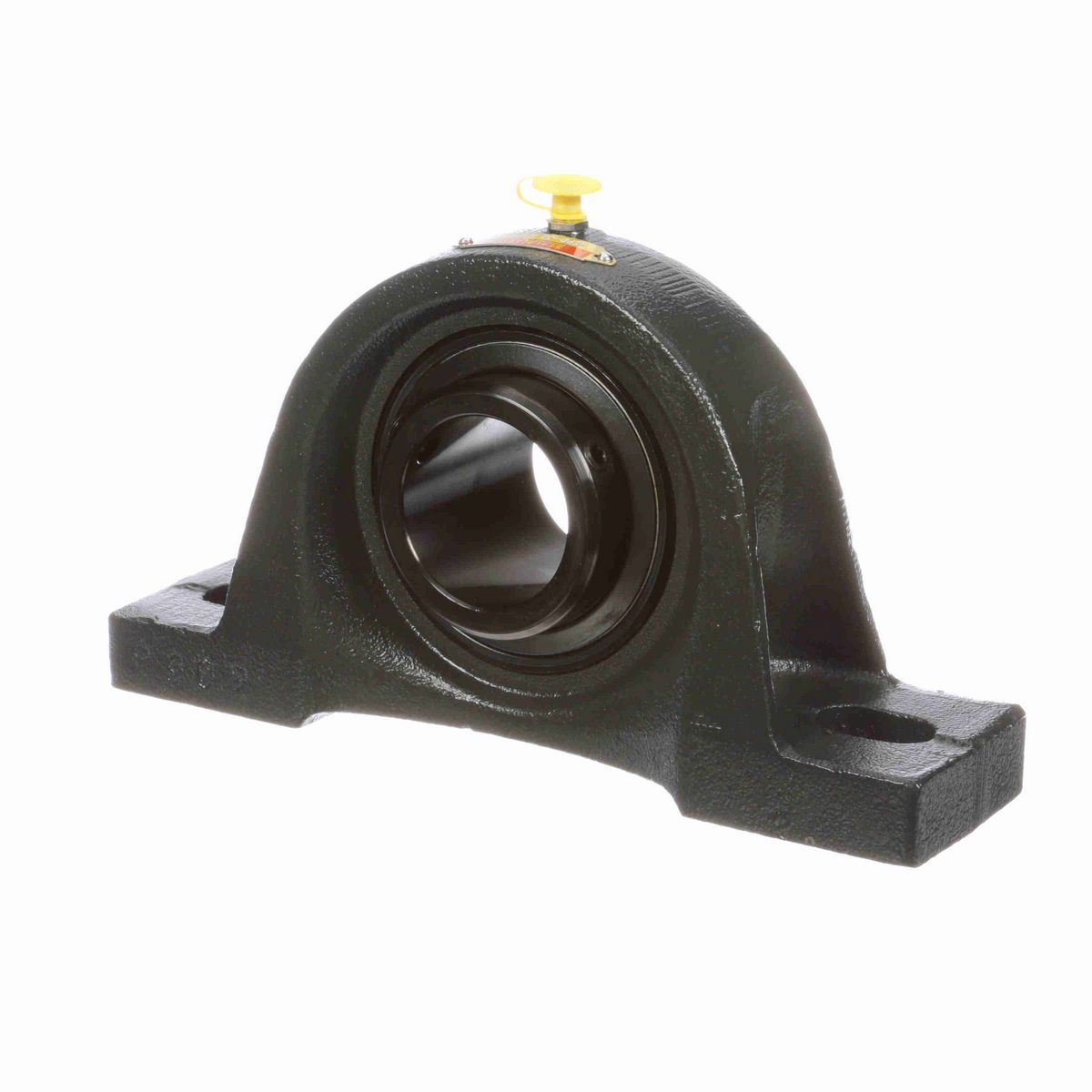 Sealmaster Mounted Cast Iron Two Bolt Pillow Block Ball Bearing - 52100 Bearing Steel, Black Oxided - Double Setscrew Lock - MSPD-32