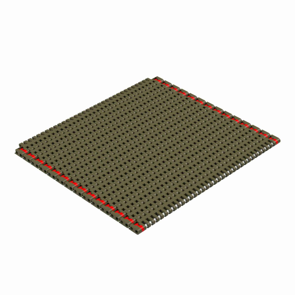 Rexnord 8505 RubberTop® Straight Running RubberTop®, Material: Khaki High Temperature, Width: 18in, Pitch: 0.75in - 10343038