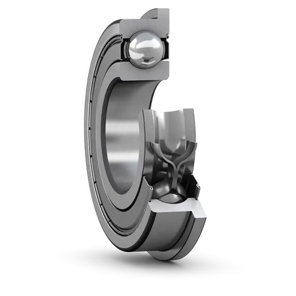 Радиальный шарикоподшипник из нержавеющей стали с фланцевым наружным кольцом и встроенным уплотнением SKF W 619/8 R-2Z