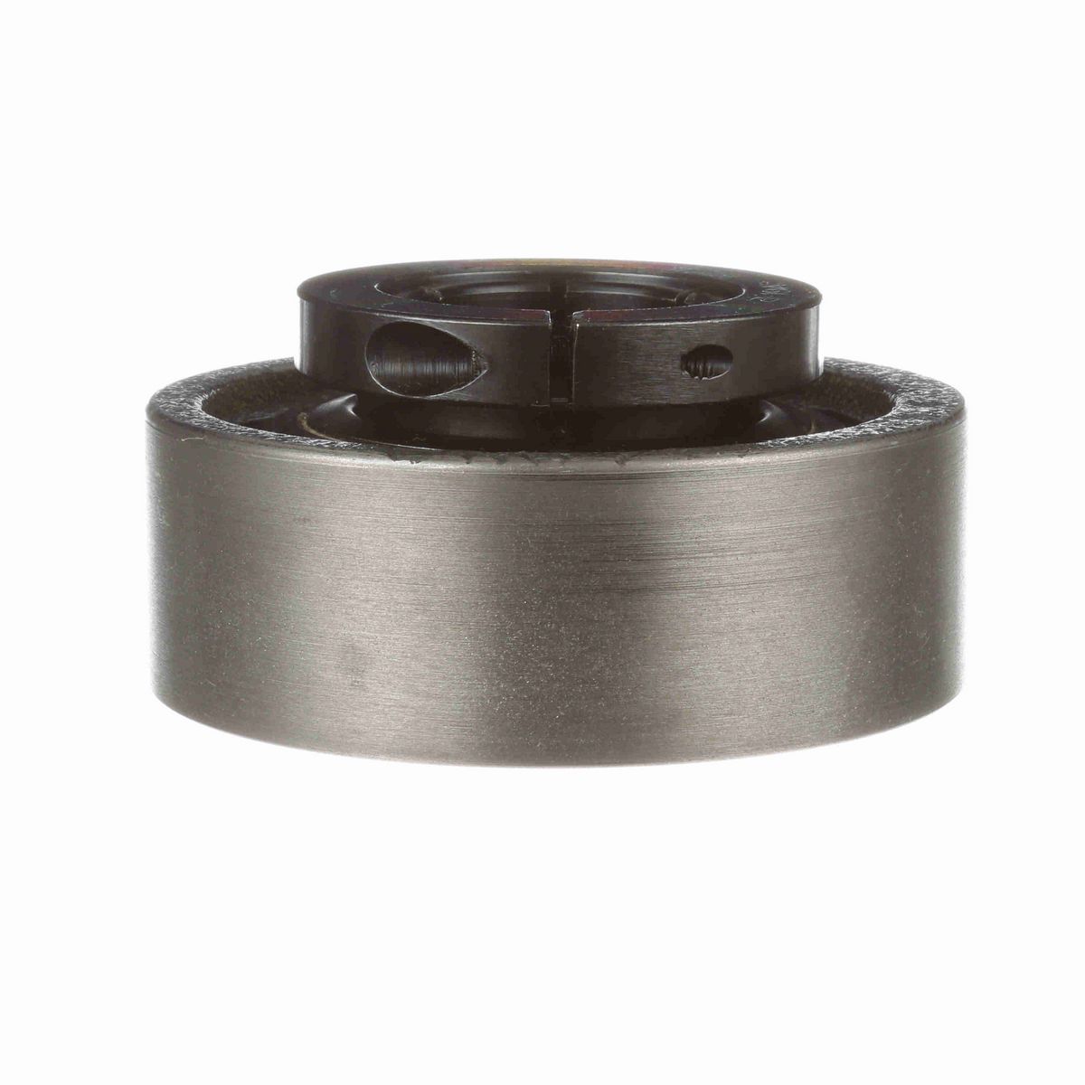 Sealmaster Mounted Cast Iron Cylindrical Cartridge Ball Bearing - 52100 Bearing Steel, Black Oxided - Concentric Lock - MSC-23T